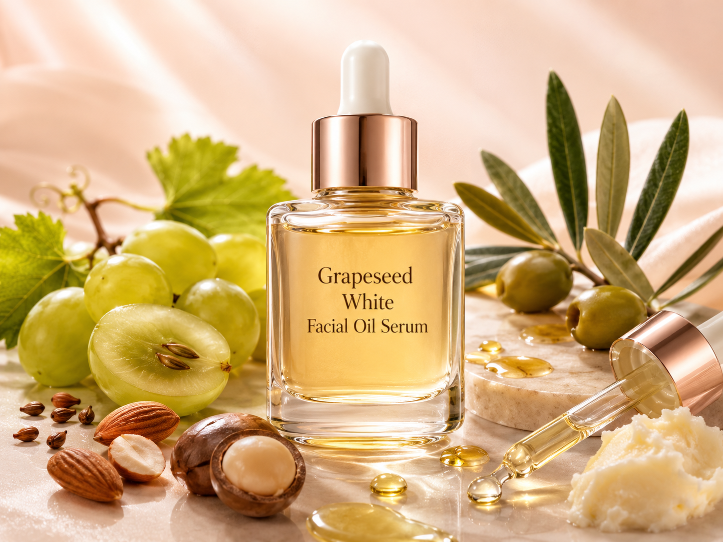 Grapeseed White Facial Oil Serum